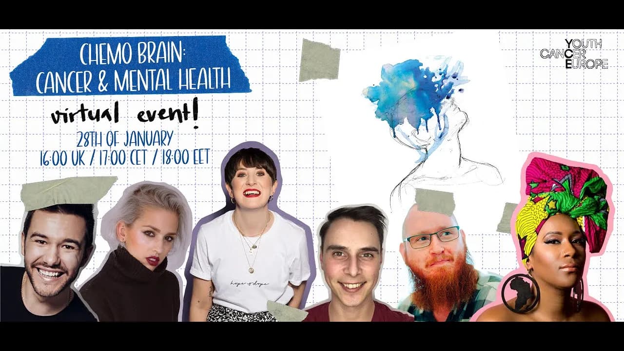Webinar "Chemo Brain: Rak i mentalno zdravlje" organizacije Youth Cancer Europe