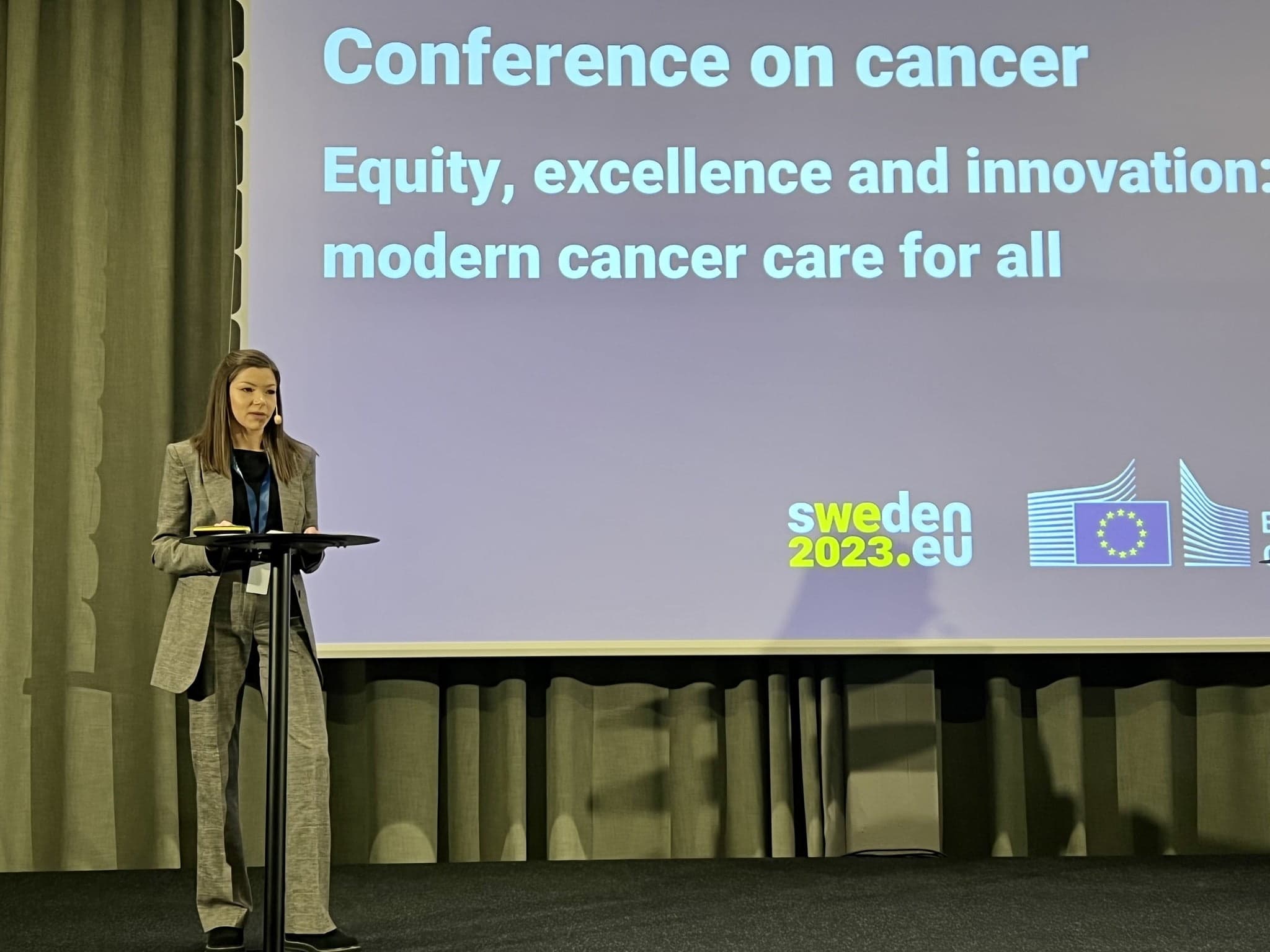 YCE’s Ana Amariutei Speaks at the Swedish Presidency EU Event for World Cancer Day 2023