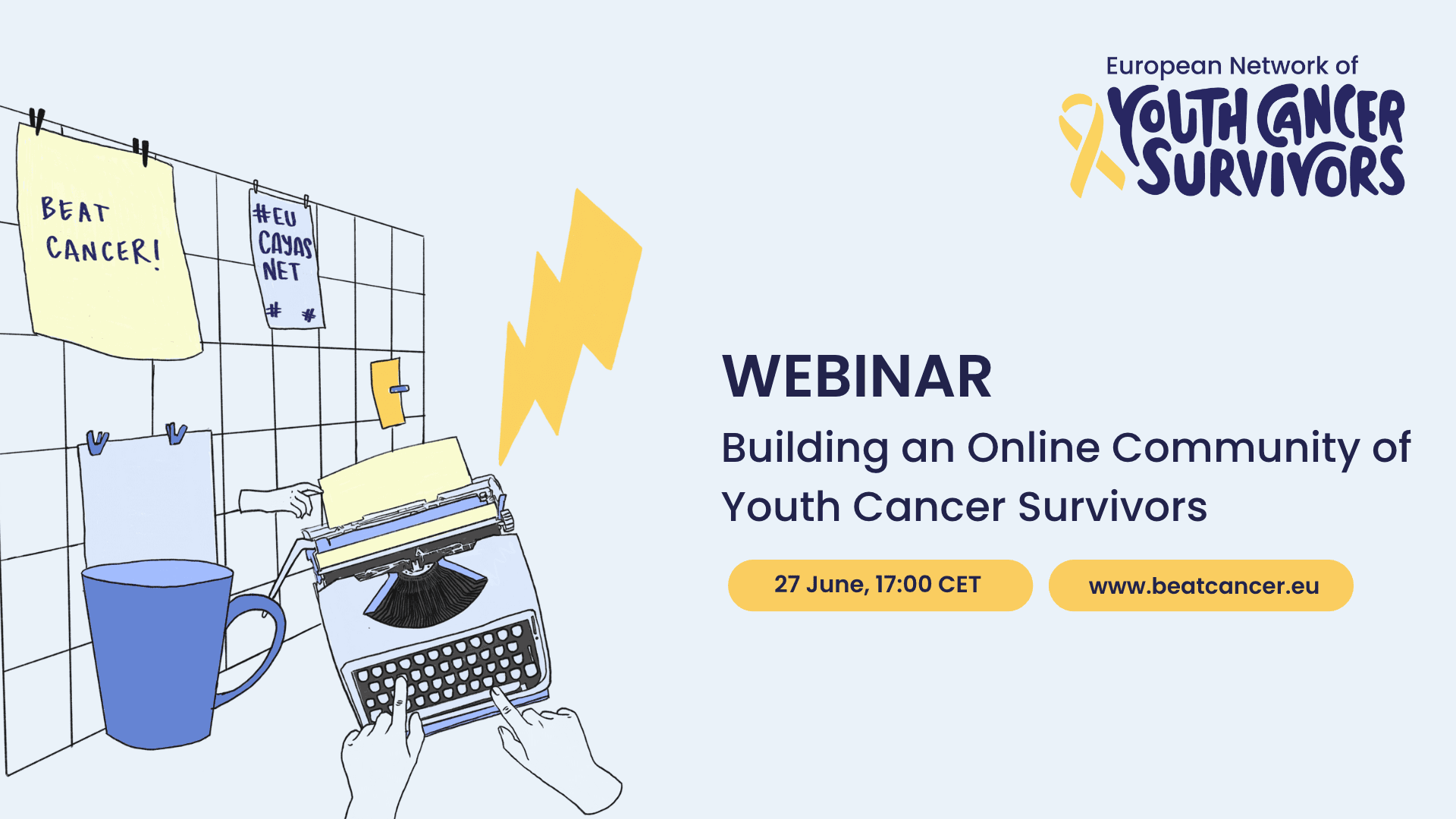 Join Us for Our 2nd Webinar: Building an Online Community of Youth Cancer Survivors