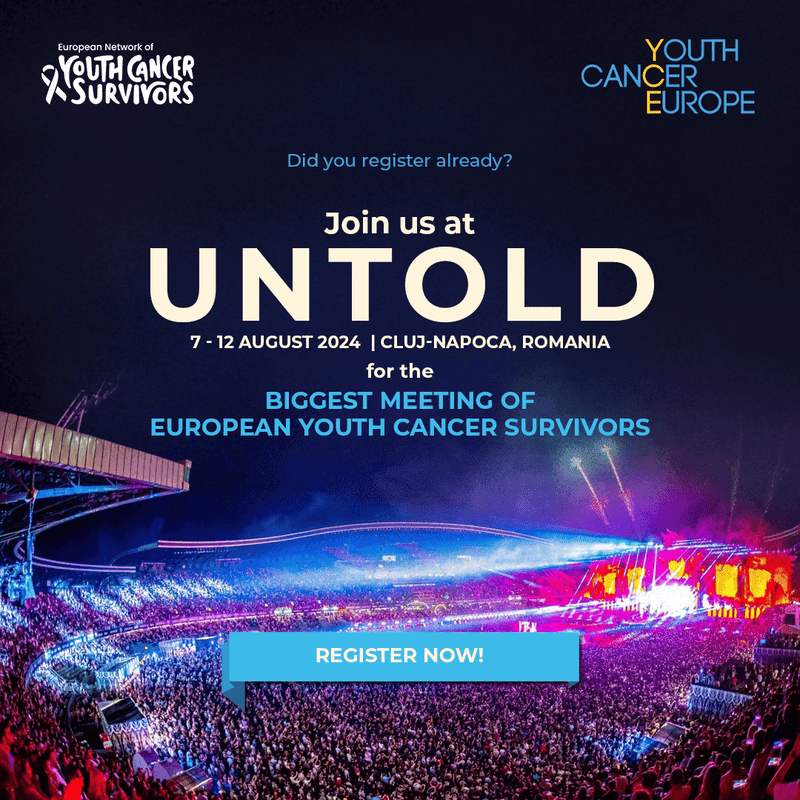 Win a FREE Trip to UNTOLD and Join Us at the Biggest Meeting of the European Network of Youth Cancer Survivors