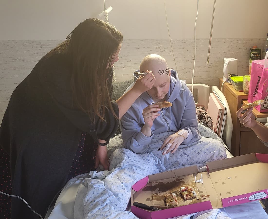 young high grade osteosarcoma survivor