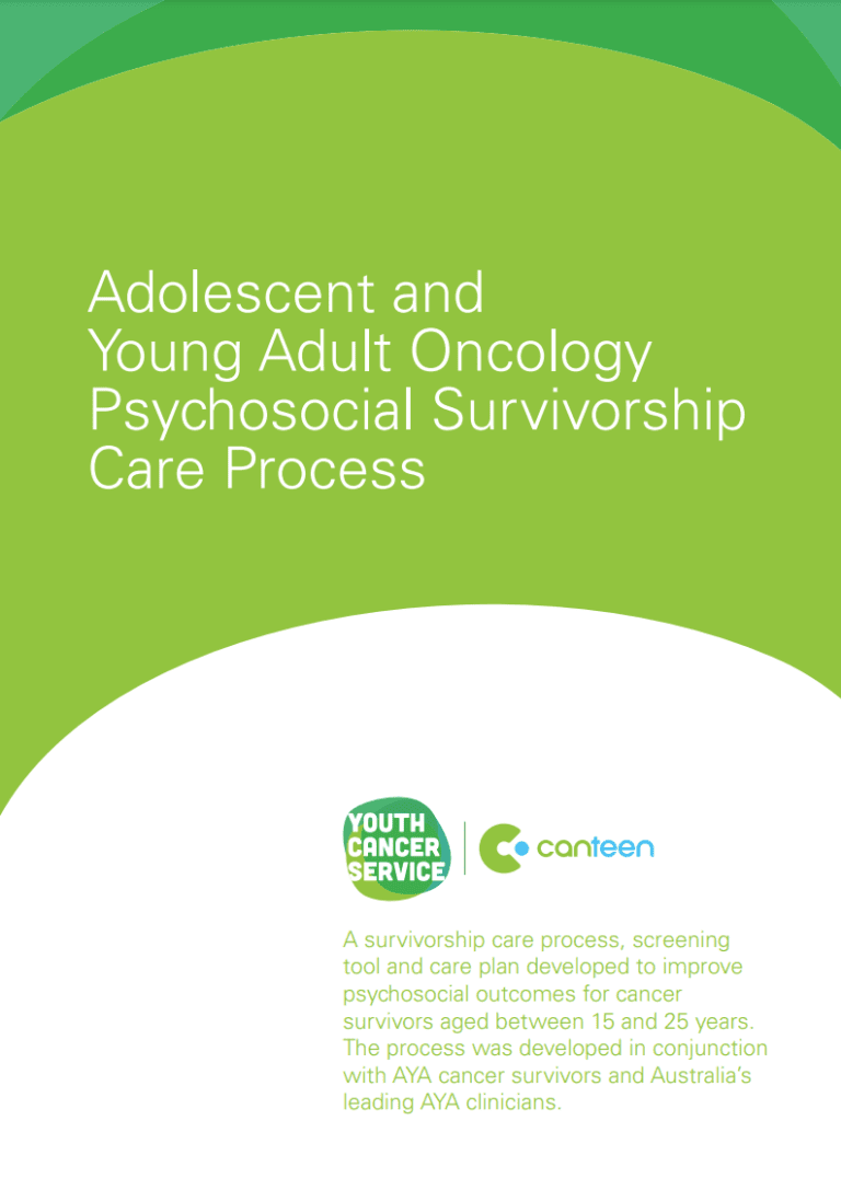 Adolescent and Young Adult Oncology Psychosocial Survivorship Care Process