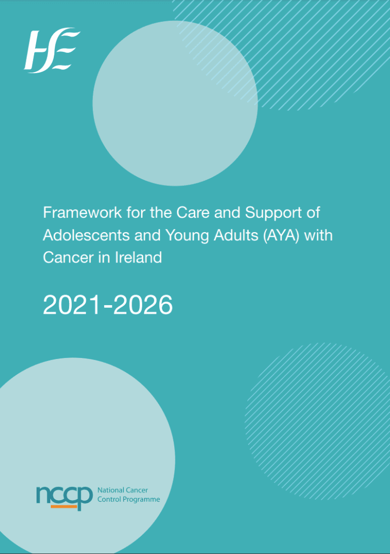 Marco para el cuidado y apoyo de adolescentes y adultos jóvenes (AYA) con cáncer en Irlanda