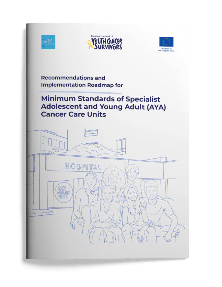 Dévoilement de la « Recommandation et feuille de route pour la mise en œuvre de normes minimales pour les unités spécialisées dans le traitement du cancer des adolescents et des jeunes adultes (AJA) ».