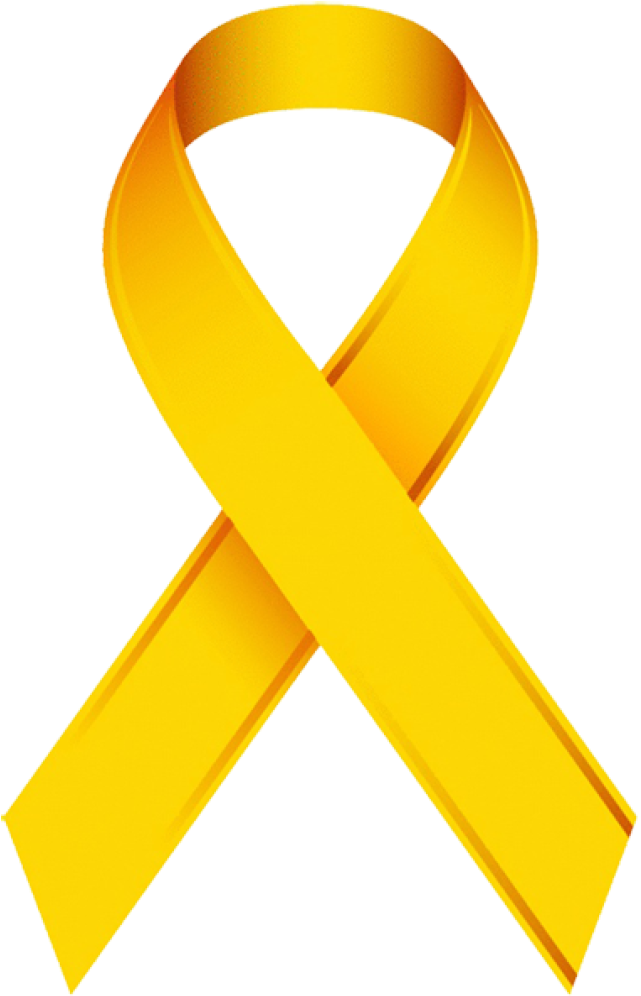 childhood cancer golden ribbon png