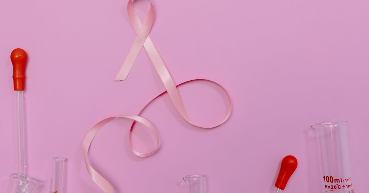 A pink ribbon